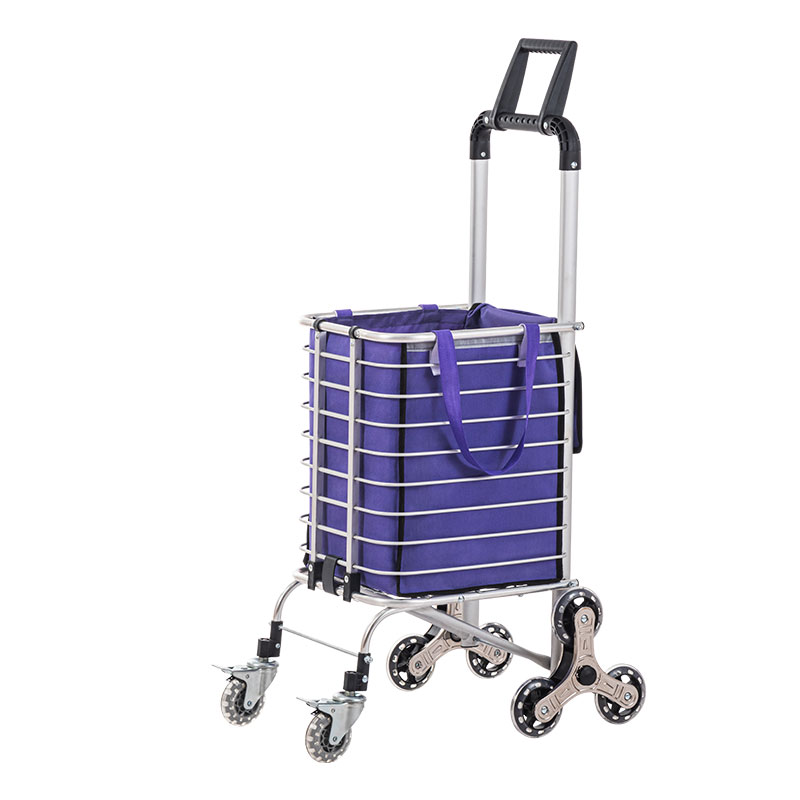 8 roda tilepan Aluminium Alloy balanja Trolley Gorobag jeung Kantong